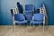 Blue Dining Chairs by Giancarlo Piretti for Castelli Anonima Castelli, Set of 4, Image 22