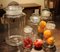 Late 19th Century Italian Arts and Crafts Blown Glass Apothecary Jars Set, 1900, Set of 5 3