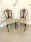 Antique Victorian Mahogany Inlaid Side Chairs, 1880a, Set of 2 1