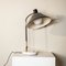 Runde Lampe aus Metall mit Marmorsockel von Stilux Milano, 1950er 1