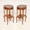 French Parquetry Bedside Tables, 1930s, Set of 2 5