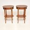 French Parquetry Bedside Tables, 1930s, Set of 2, Image 3