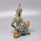 Thai Decorative Bronze Statue Depicting Deity, 1940s, Image 2