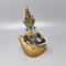 Thai Decorative Bronze Statue Depicting Deity, 1940s, Image 4