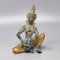 Estatua decorativa tailandesa de bronce que representa a la deidad, años 40, Imagen 1