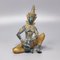 Thai Decorative Bronze Statue Depicting Deity, 1940s, Image 1