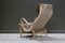 Leather Pernilla Lounge Chair by Bruno Mathsson for Dux, 1960s 3