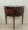 Vintage Half Moon Side Table with Sliding Roller Shutters, 1950s 4