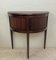 Vintage Half Moon Side Table with Sliding Roller Shutters, 1950s, Image 4
