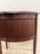 Vintage Half Moon Side Table with Sliding Roller Shutters, 1950s, Image 14