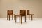 Model 300 Dining Chairs in Oak and Leather by Joe Colombo for Pozzi, Italy, 1965, Set of 6 5