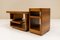 Modernist Showcase Cabinet and Coffee Table in Walnut, Italy, 1960s, Set of 4 8