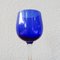 Bottle and Glasses in Cobalt Blue attributed to Marinha Grande, 1950s, Set of 3, Image 14