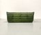 Vintage French Green Leather Togo Sofa by Michel Ducaroy for Ligne Roset, 1970s 10
