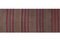 Vintage Striped Gray Wool Kilim Rug, Image 5