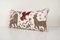 Uzbek Pictorial Suzani Bed Cushion Cover with Animal Garden Motif 2