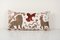 Uzbek Pictorial Suzani Bed Cushion Cover with Animal Garden Motif, Image 1