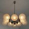 Vintage Ten-Globe Metal & Bubble Glass Sputnik Orbit Chandelier 1