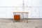Schreibtisch aus vernickeltem Metall & Teak, Italien, 1960er 4