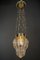 Hammered Pendant with Glass Shade, Vienna, 1920s 9