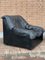 Armchairs in Black Leather, Italy, 1980s, Set of 2, Image 20