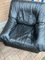 Armchairs in Black Leather, Italy, 1980s, Set of 2, Image 14