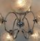 Lámpara de araña Sputnik Orbit de 5 globos de metal cromado y vidrio de Honsel Leuchten, Imagen 9