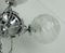 Five Globe Sputnik Orbit Chandelier in Chromed Metal and Glass from Honsel Leuchten 8
