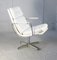 Space Age Lounge Chair in Steel and Faux Leather, France, 1970s, Image 1