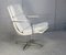 Space Age Lounge Chair in Steel and Faux Leather, France, 1970s 9