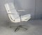 Space Age Lounge Chair in Steel and Faux Leather, France, 1970s, Image 9