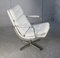 Space Age Lounge Chair in Steel and Faux Leather, France, 1970s 10