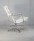 Space Age Lounge Chair in Steel and Faux Leather, France, 1970s 24