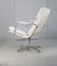 Space Age Lounge Chair in Steel and Faux Leather, France, 1970s 23