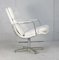 Space Age Lounge Chair in Steel and Faux Leather, France, 1970s 29