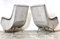 Italian Lounge Chairs by Aldo Morbelli for ISA Bergamo, 1950s, Set of 2 10
