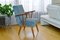 Set of Mid-Century Velvet Armchairs 5