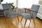 Set of Mid-Century Velvet Armchairs 1