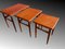 Danish Nesting Tables attributed to Kai Kristiansen, Set of 3, Image 19