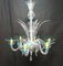 Lámpara de araña de cristal de Murano, años 70, Imagen 1