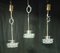 Lámparas de suspensión de cristal de Murano, años 80. Juego de 3, Imagen 1