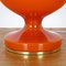 Table Lamp in Orange Glass and Metal 2