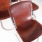 Chromed Leather and Chrome Metal Chairs, 1970s, Set of 6, Image 5