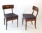 Biedermeier Chairs with Intarsia Work Bird Motif, Set of 2 1