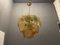 Lampadario a forma di disco in vetro di Murano, anni '70, Immagine 2