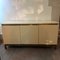 Credenza vintage in legno laccato e ottone di Guy Lefevre, Immagine 3