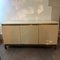Vintage Lacquered Wood and Brass Sideboard by Guy Lefevre 3