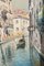 Landscape of Venice, 1890s, Watercolor, Framed, Image 2