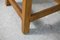 Brutalist Wooden Stools, France, 1960s, Set of 2, Image 12