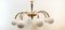 Brass Chandelier with Opal White Ball Windows, Image 8
